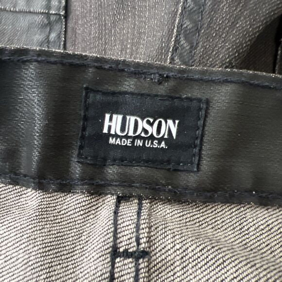 Hudson Byron 5 Pocket Straight Jeans Men 32 Brown Denim Cotton Button Fly USA - Picture 3 of 14